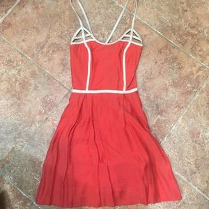 Jessica Simpson orange sundress